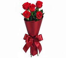 Букет 5 Красных роз Эдлесс Лав в Аллерое