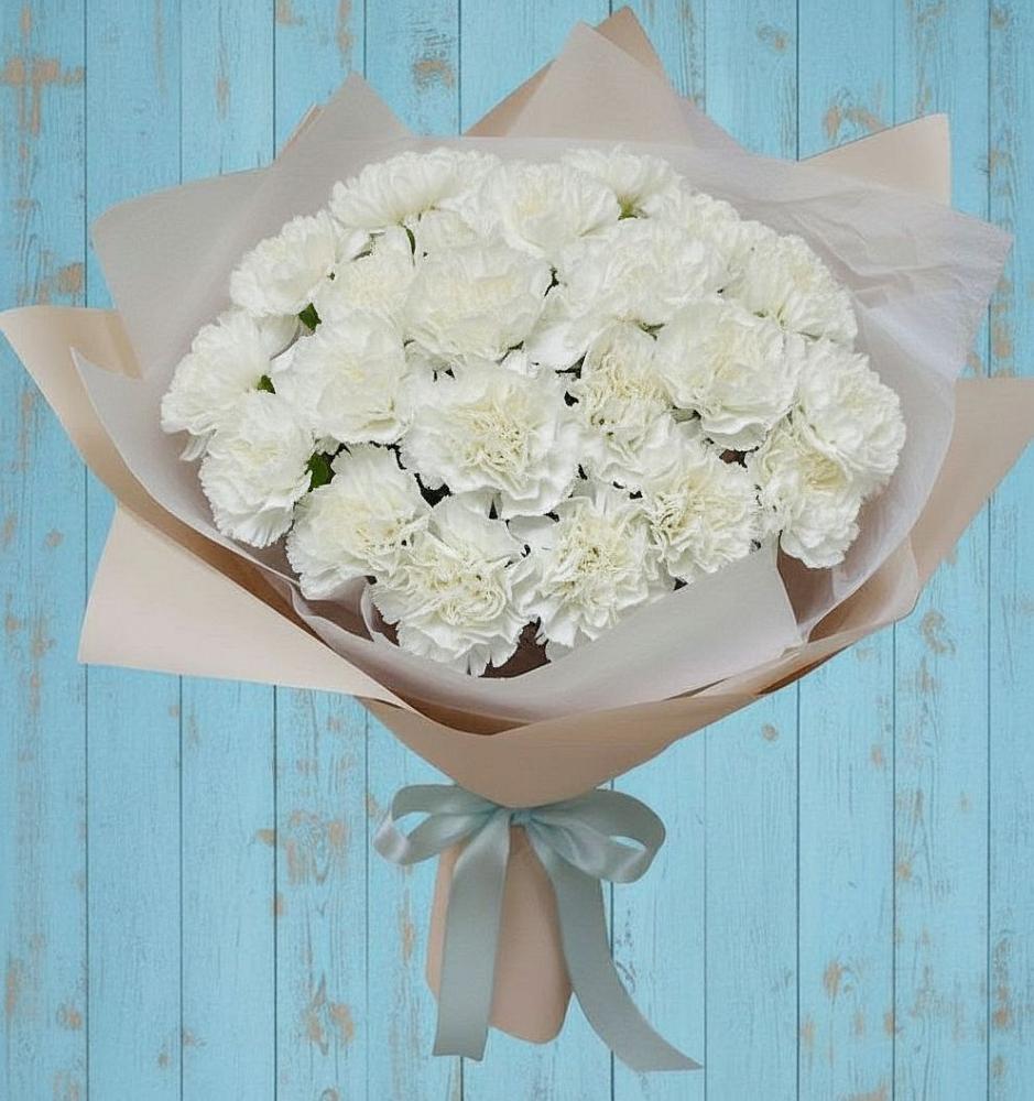 Букет цветов из: Гвоздики в Аллерое