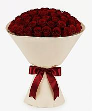 Букет 101 Бордовая роза Блэк Бакарра в Аллерое