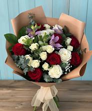 Букет цветов из:  Розы и Альстромерии в Аллерое