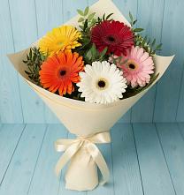 Букет цветов из:  Герберы в Аллерое