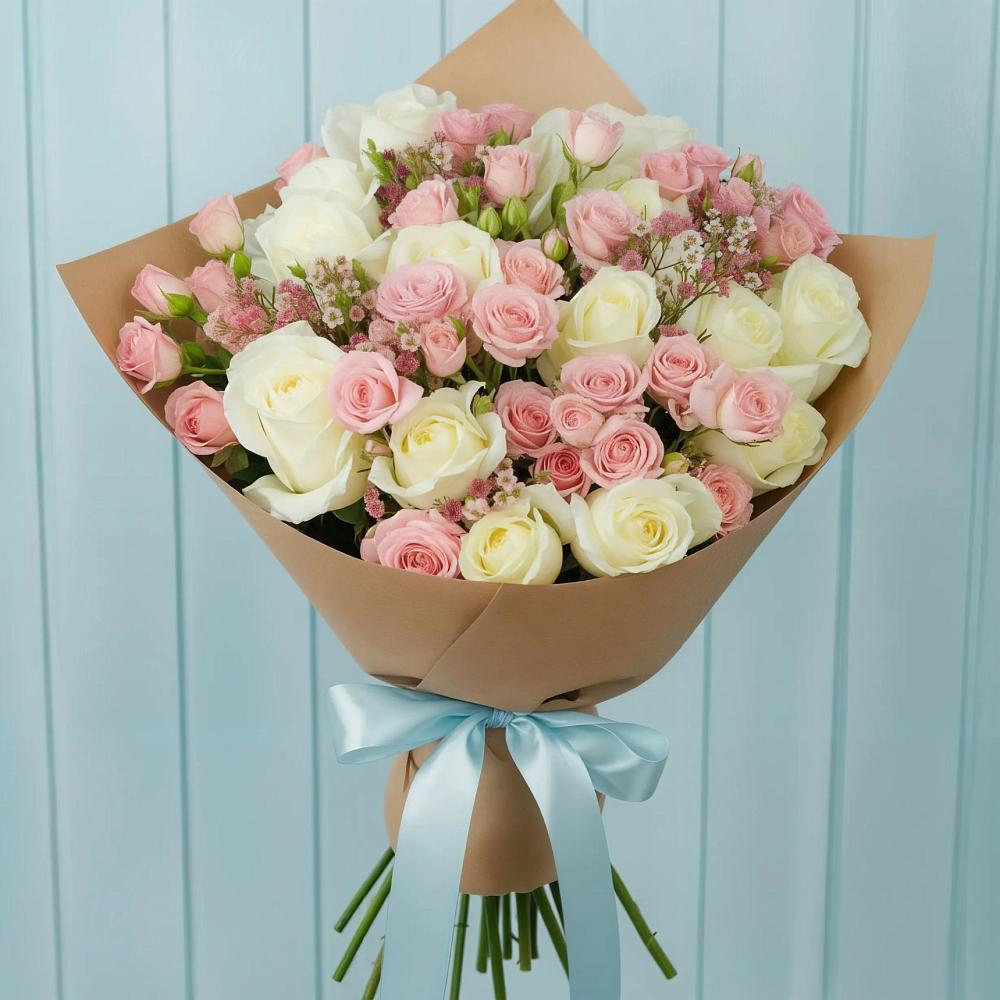 Букет цветов из: Розы в Аллерое