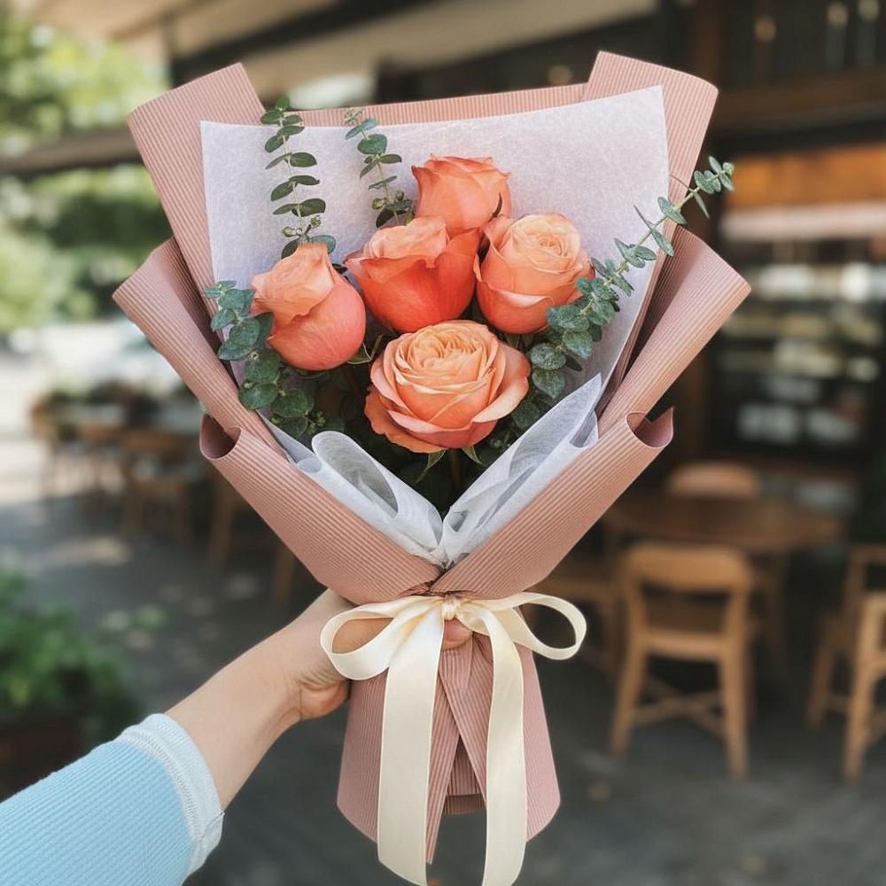 Букет цветов из: Розы в Аллерое