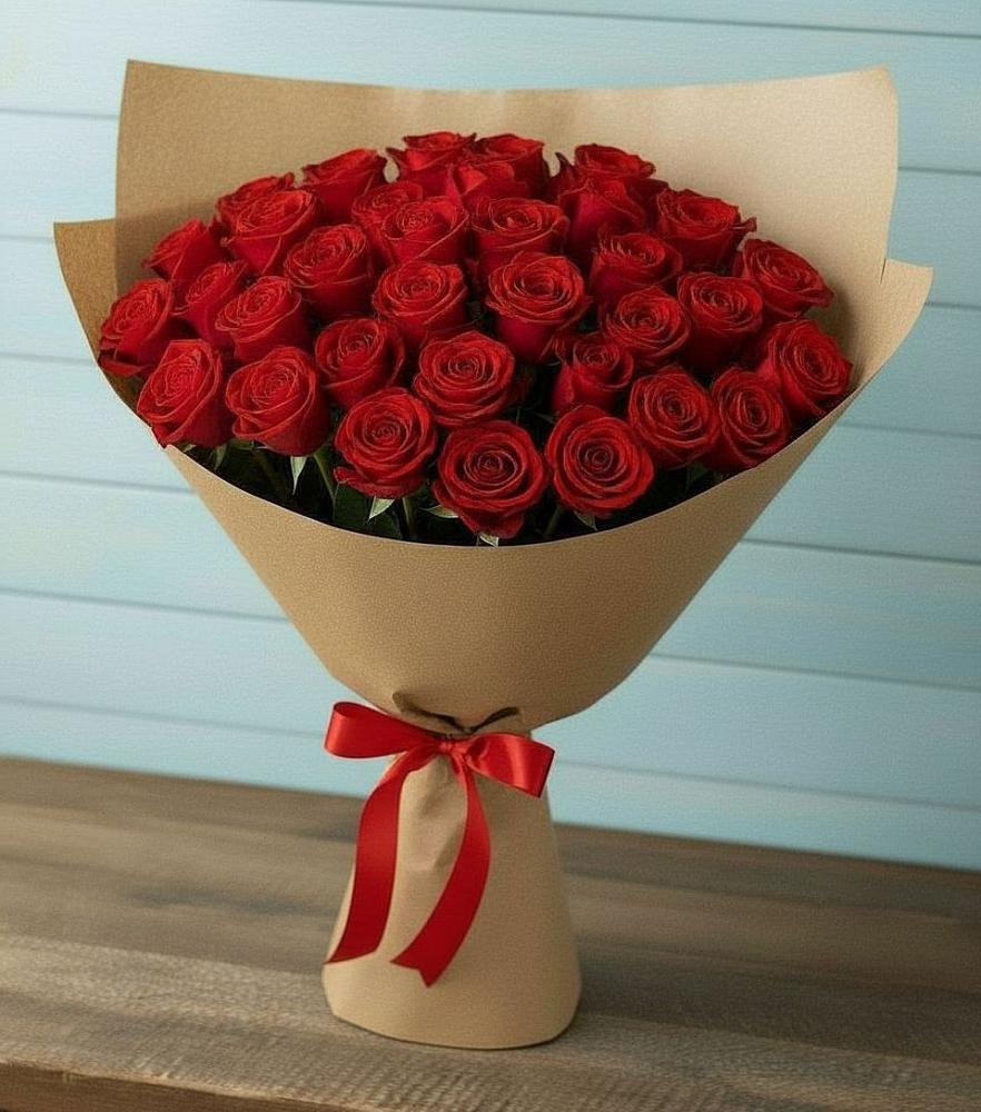 Букет Красные розы Милано в Аллерое