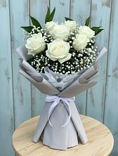 Букет цветов из:  Розы #REPLACE_PRED# Аллерое