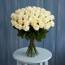 Букет 51 Белая роза Эдлесс Лав #REPLACE_PRED# Аллерое