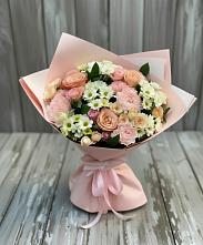 Букет цветов из:  Гвоздики, Розы и Хризантемы в Аллерое