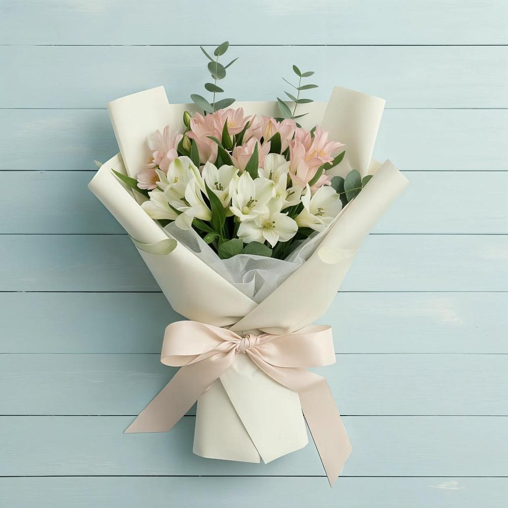 Букет цветов из: Альстромерии в Аллерое