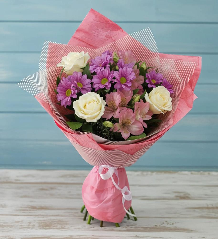 Букет цветов из: Герберы в Аллерое