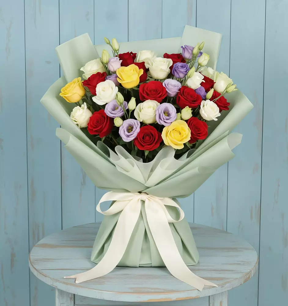 Букет цветов из: Розы в Аллерое