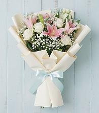 Букет цветов из:  Лилии в Аллерое