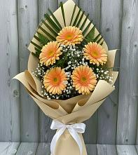 Букет цветов из:  Герберы #REPLACE_PRED# Аллерое