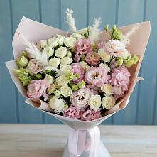 Букет цветов из:  Альстромерии и Розы в Аллерое